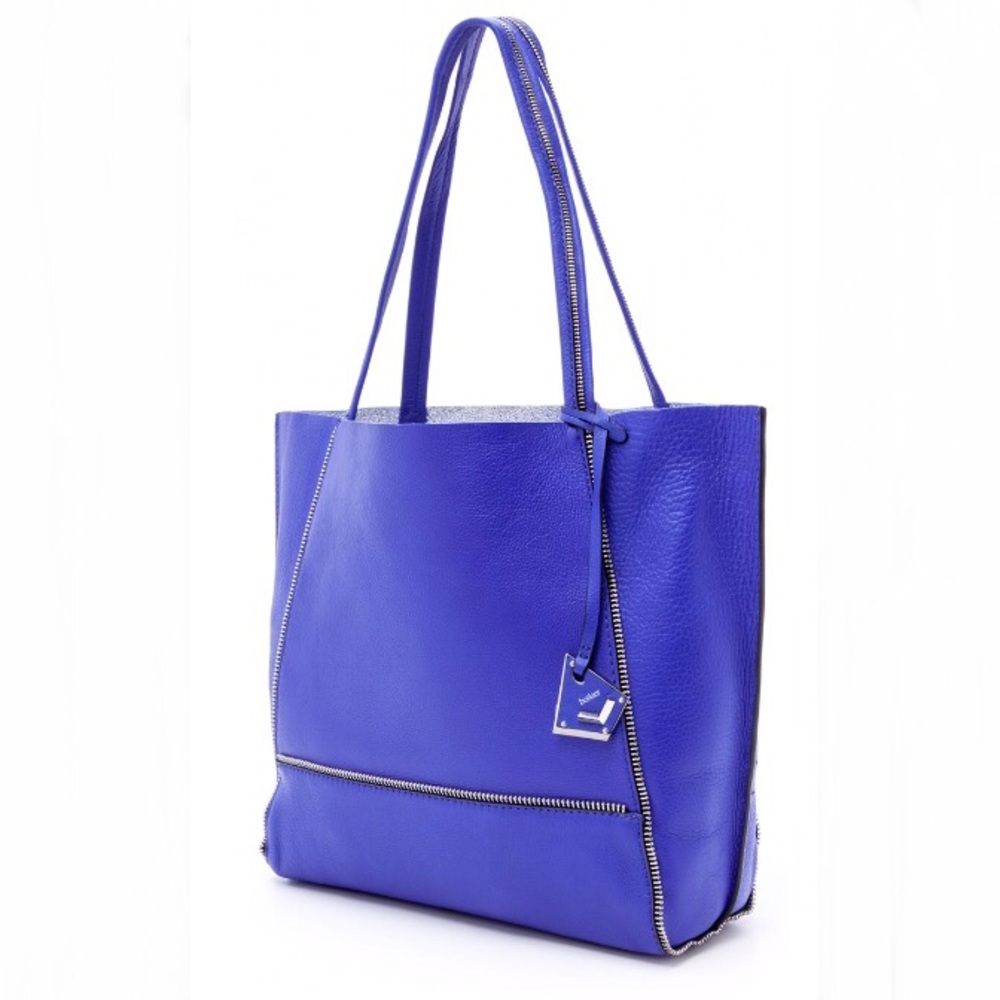 Botkier Soho pebbled leather tote cobalt blue - Picture 2 of 7